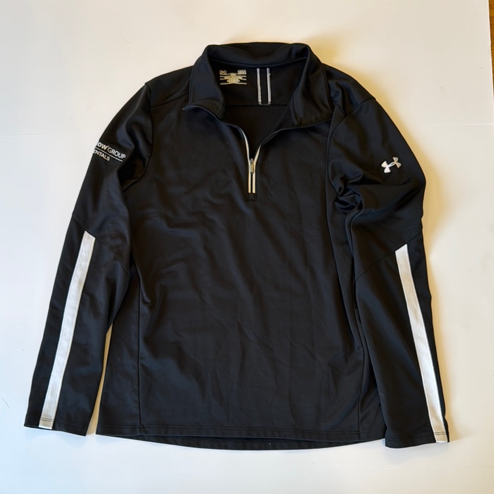 Under Armour Men's Black Quarter-Zip Jacket